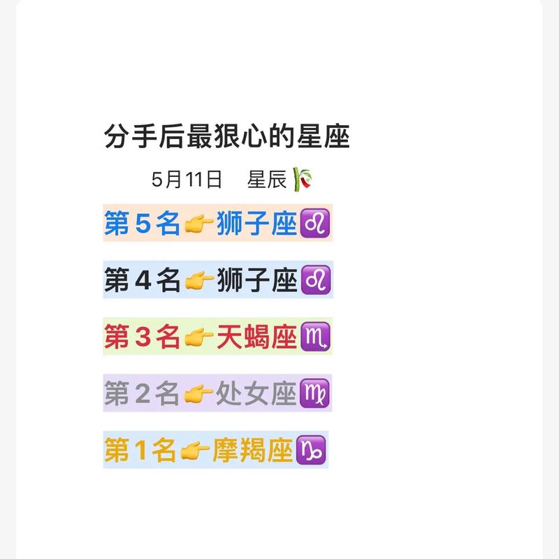 分手后又复合的星座组合