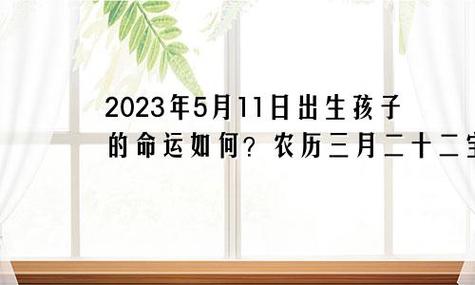 2021年5月3日农历三月二十二出生的男孩是什么命