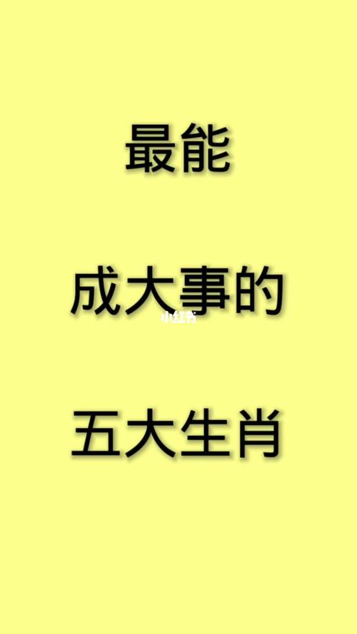 能成大事的生肖有哪些?