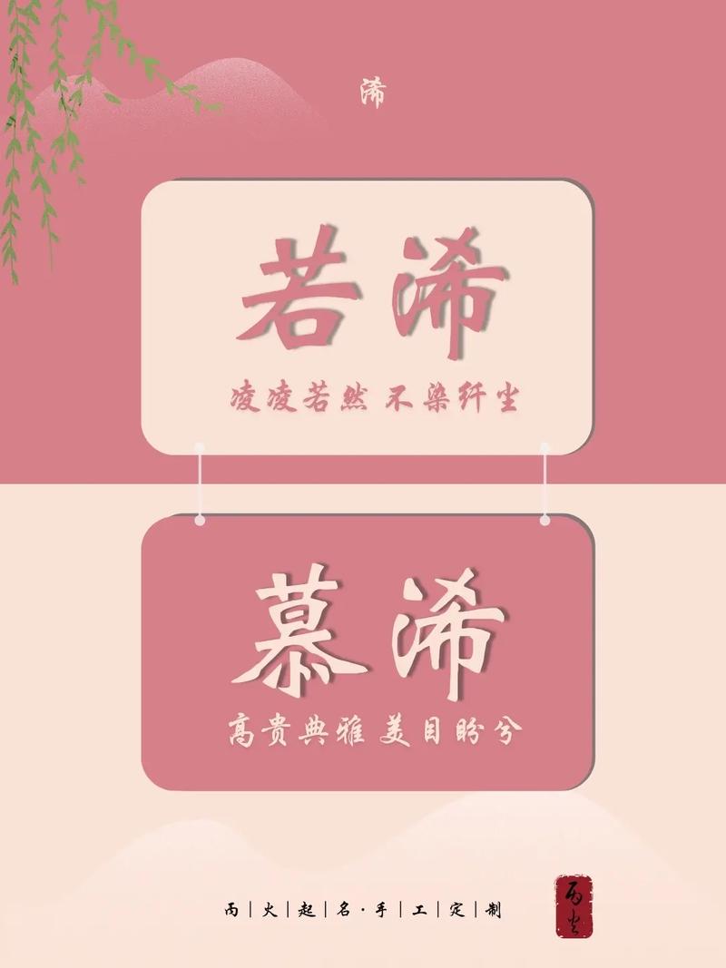 浠在人名中的含义