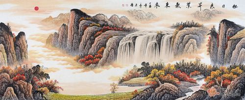 客厅里面的风水画风水有何寓意呢