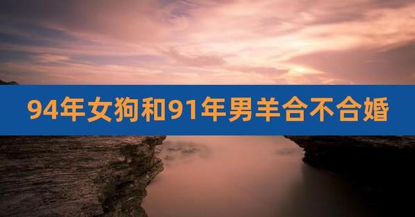 狗和羊相配婚姻如何