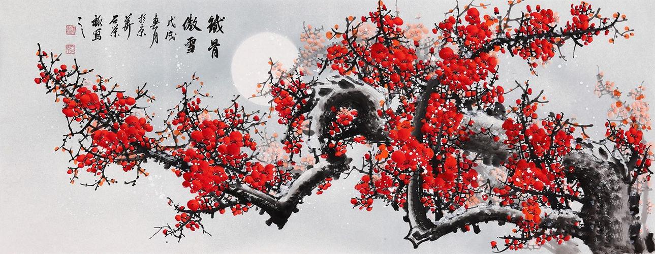 客厅挂梅花画风水好吗