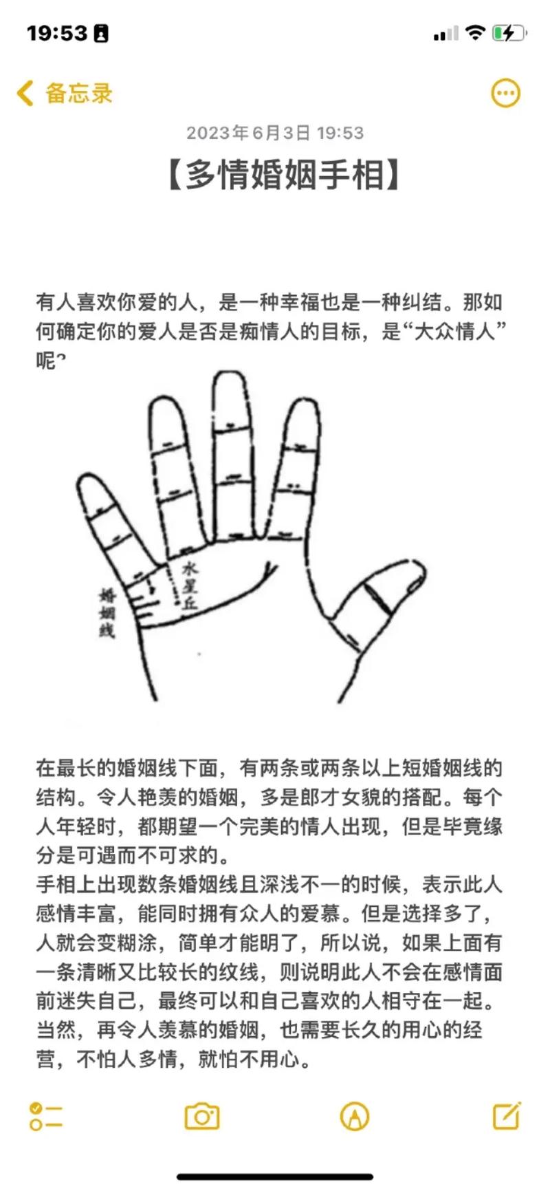 结几次婚手相在哪里看
