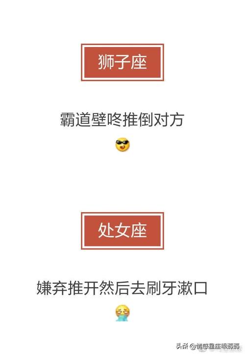 Shock!十二星座被强吻作何反应?