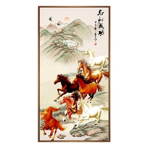 玄关挂什么画风水好?八骏图合适吗?