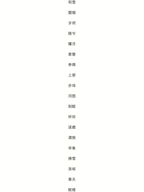 月姓女宝宝取名古风诗意的名字
