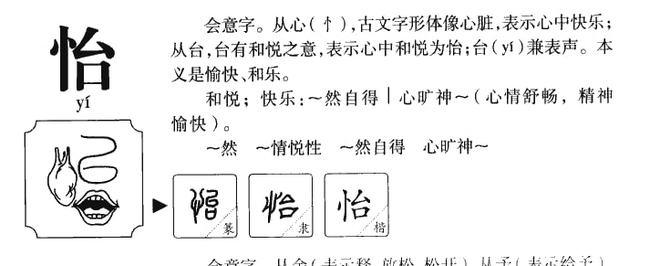 怡字和什么字搭配取名最好