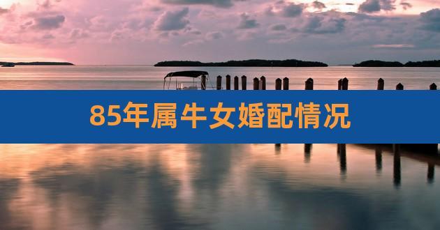 1985牛女今年的婚姻如何