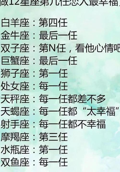 珍惜每一个对自己主动示好的星座