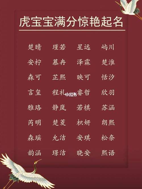 属虎男孩起名大气用字
