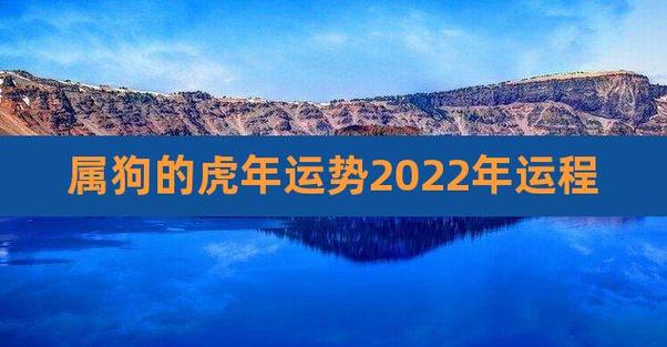 狗人虎年运程及运势2022