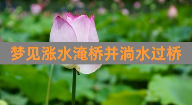 女人梦见大水把桥淹了