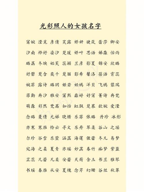 带瑶字的女孩名字