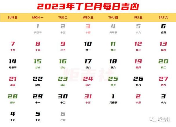 2023癸卯年1月入宅吉日一览表