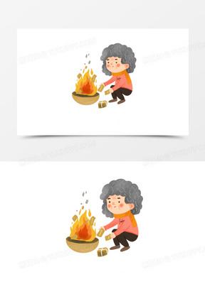梦见烧纸给奶奶