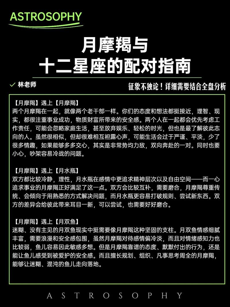 魔羯与12星座配对指数评分查询