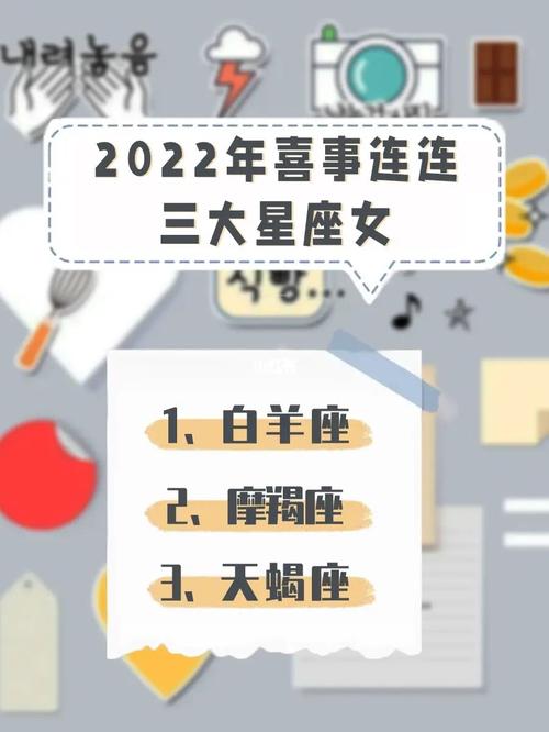 2022年哪些星座喜事连连
