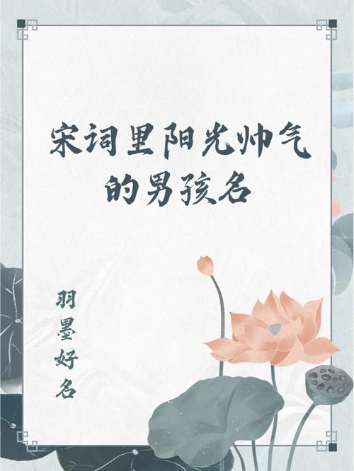 形容男孩阳光帅气的词
