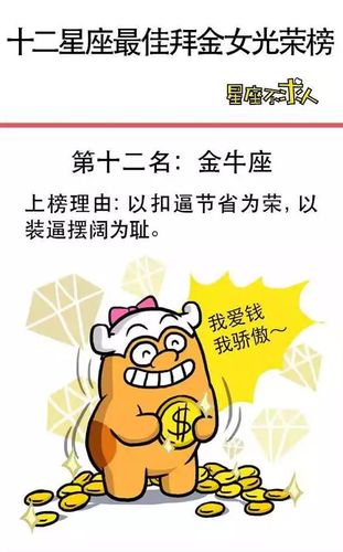 哪个星座男人最拜金