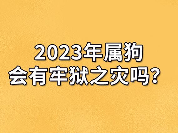1994年属狗人会有牢狱之灾吗