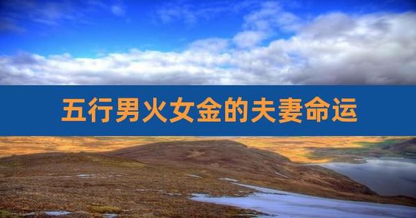 火金夫妻能不能长久