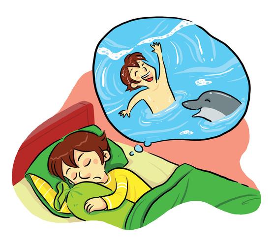 梦见家人游泳