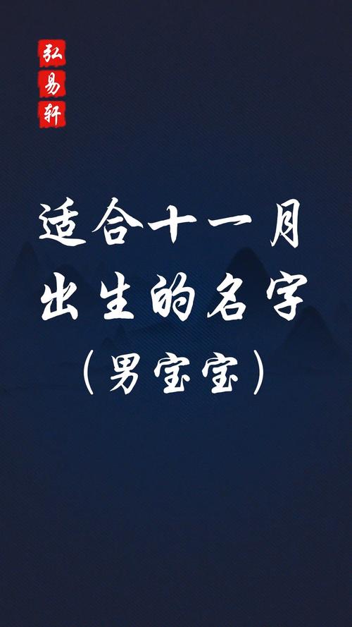 2021年11月23日农历十月十九出生的男孩起独特洋气的名字