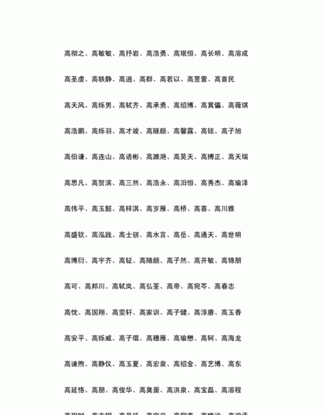 波字辈的男孩名字大全