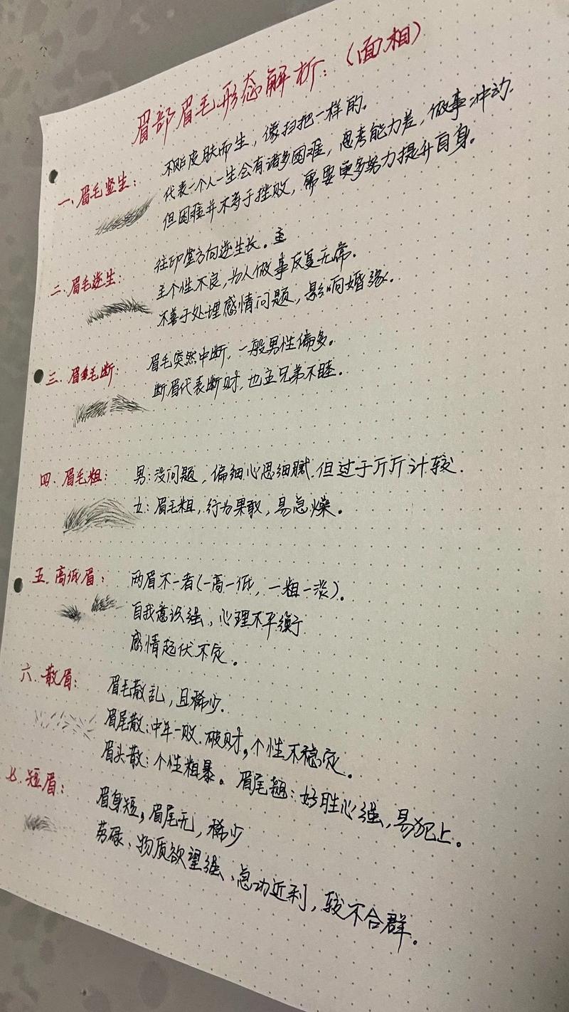 眉毛面相看你的运势如何