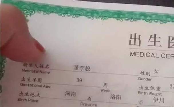 父姓李母姓董宝宝名字