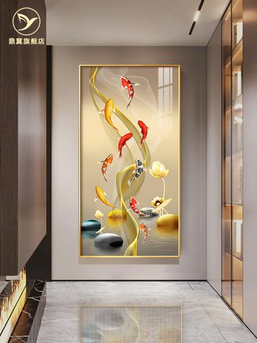 大师推介入户门玄关风水画