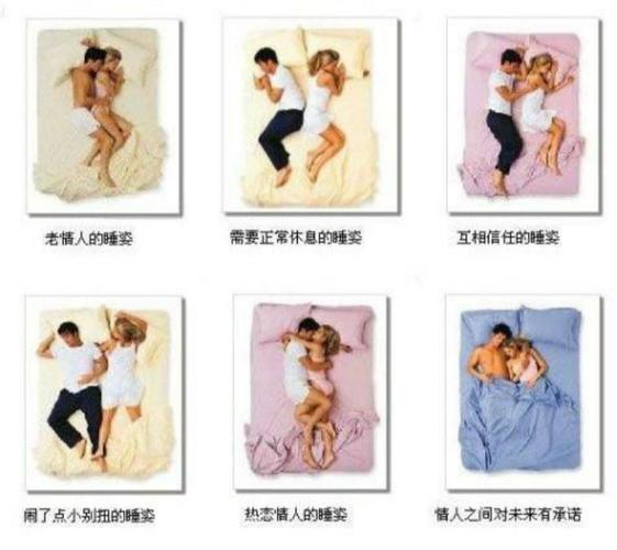 睡姿看出婚姻情感好坏