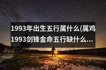 1993年属鸡男的五行