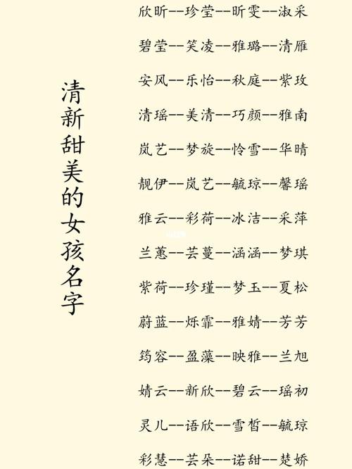 八字喜金女孩起清新脱俗名字!
