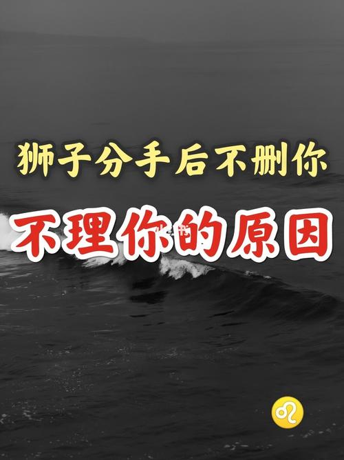 狮子男分手后不理你了