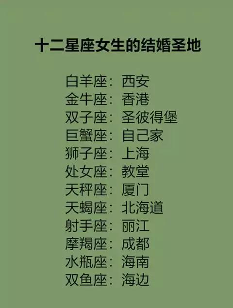 哪些星座男结婚后比较成熟
