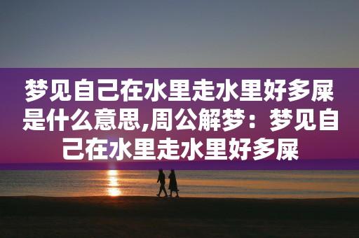 梦见自己在粪水里趟过