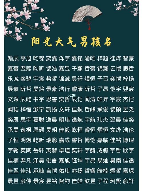 冼什么颢好听男孩名字