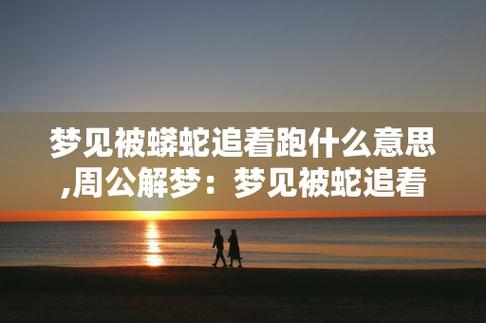 男人做梦梦到被蟒蛇追是啥意思