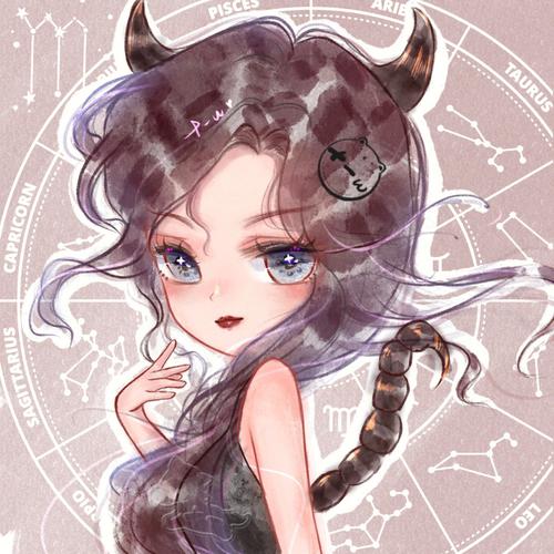 天蝎座女生专属头像动漫