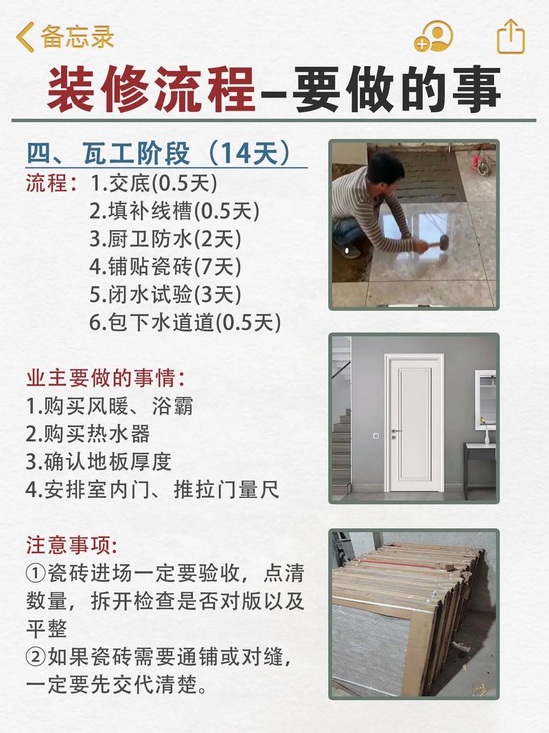 房屋装修的步骤及注意事项