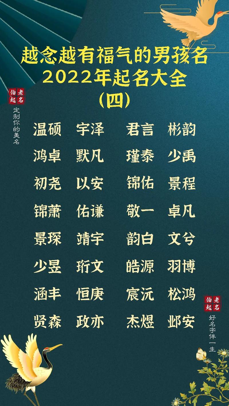 儿童取名大全男孩免费