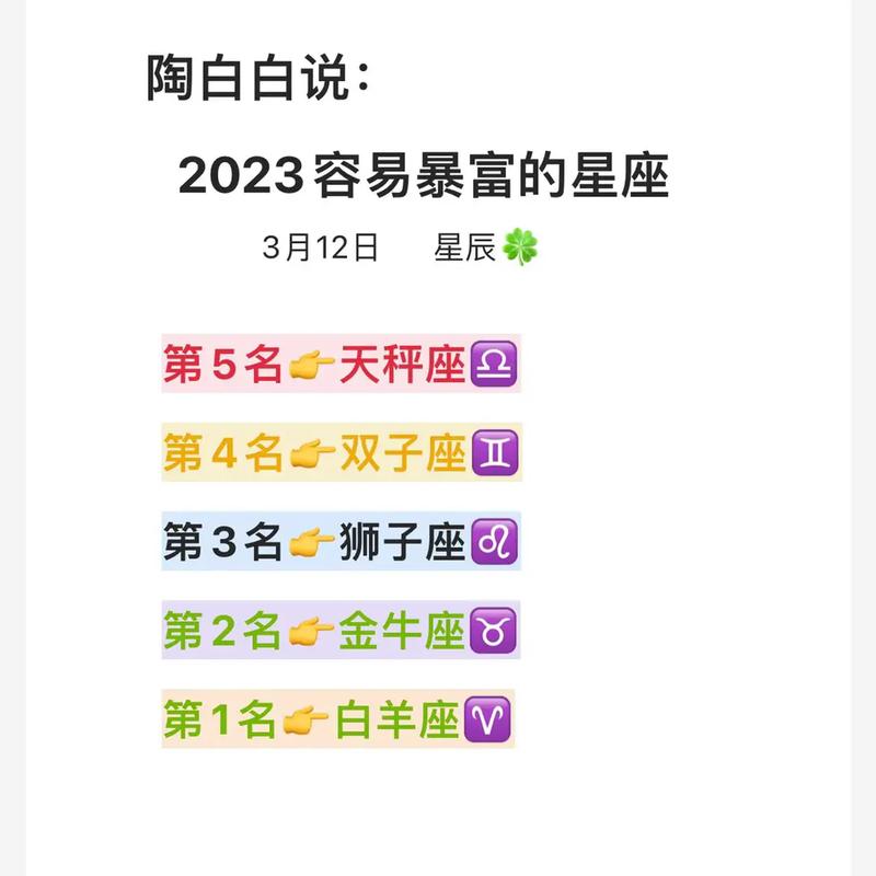 哪些星座长大后有钱