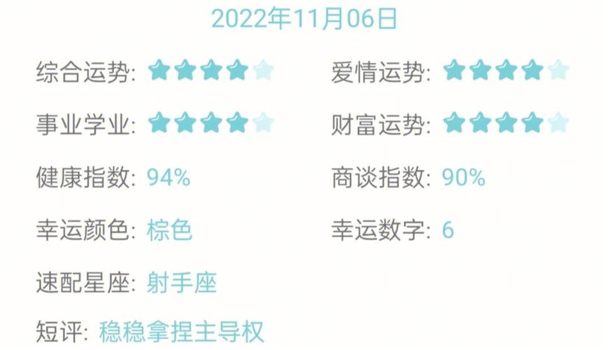 唐立淇 周末运势11.5-11.6