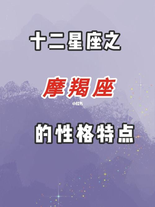 属马摩羯座男生性格特点