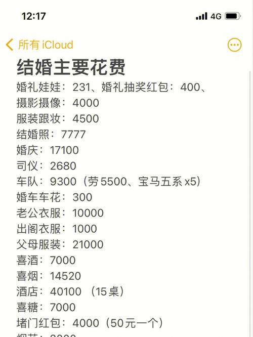 普通人结婚大概需要多少钱