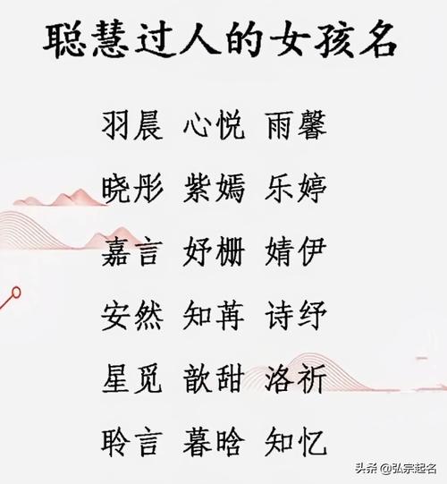 牛年好听的女孩名字,不俗气的女宝宝名字