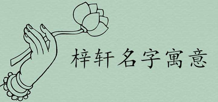 男孩梓轩这个名字有什么寓意