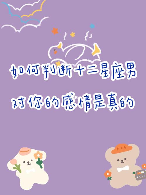 对感情认真的星座男